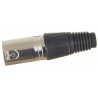 Wtyk gniazdo mikrofonowe na kabel 3pin XLR
