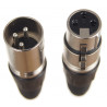 Wtyk gniazdo mikrofonowe na kabel 3pin XLR