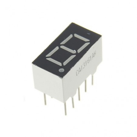 Wyświetlacz 7 segment 9mm anoda 1 cyfra 3 szt.