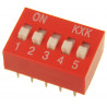 copy of DS-05 DIP SWITCH 5 pozycyjny czerwony 2 szt.