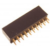 Listwa kołkowa 2x10 żeńska 2,54mm czarna 8 szt.