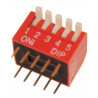 Przełącznik kątowy 5 pozycyjny DIP 2.54mm 3 szt.