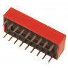 DS-09 DIP SWITCH 9 pozycyjny czerwony 4 sztuki