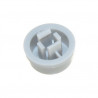 Tact Switch 12x12x7.3mm nakładka klawisz szara 4szt.