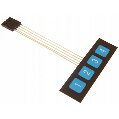 copy of Klawiatura matrycowa 4 klawisze naklejana 1x4
