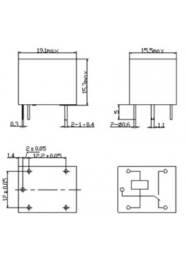 Przekaźnik SRD-06VDC-SL-C 10A 250V 6V