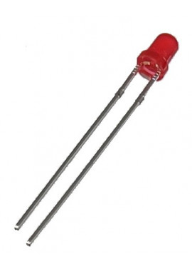 Dioda LED 3mm czerwona - 10 szt.