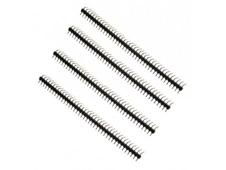 Listwa kołkowa 1x40 PIN kątowa 4 sztuki
