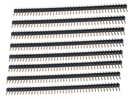 Listwa kołkowa prosta 1x40 męska 8 sztuk