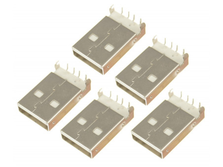 Złącze męskie USB 2.0 kątowe 90 5 sztuk