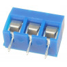 Złącze ARK 5.08mm 3 pin (+) Terminal Block niebieskie 5 sztuk