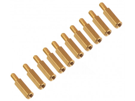 Tuleja dystansowa 12mm M3 gwintowana 10szt.