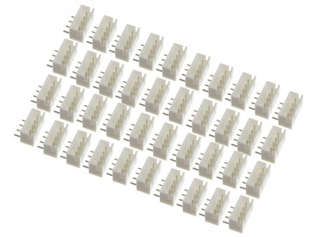 Złącze XH2.54 gniazdo kątowe 4 pin 40 szt.