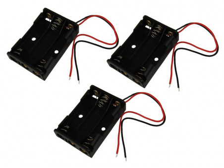 Pojemnik na 3 baterie AAA 3 szt.