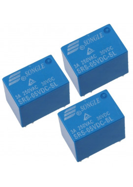 Przekaźnik SRS-05VDC-SL miniaturowy 6 pin 3 szt.