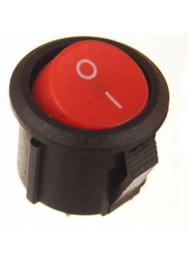Okrągły przycisk kołyskowy KCD11 15mm 3A 250V
