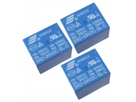 Przekaźnik SRD-09VDC-SL-C 10A 250V 9V 3 szt.