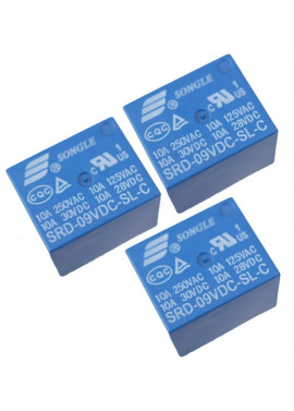 Przekaźnik SRD-09VDC-SL-C 10A 250V 9V 3 szt.