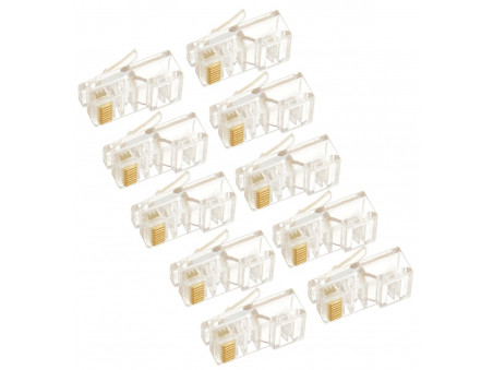 KOŃCÓWKA KOŃCÓWKI WTYK WTYKI RJ45 RJ 45 RJ-45 10 szt.