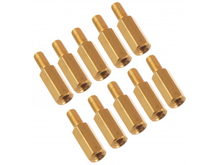 Tuleja dystansowa 10mm M3 gwintowana 10szt.