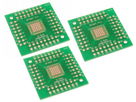 Adapter płytka uniwersalna QFN56 QFN64  PCB 3 szt.