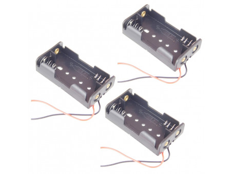 Pojemnik na 2 baterie AA 3 szt.