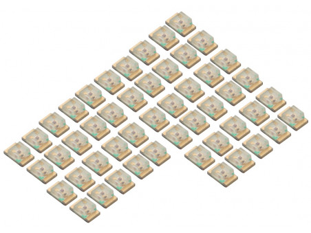 Dioda LED smd 0805 żółta 50 szt.