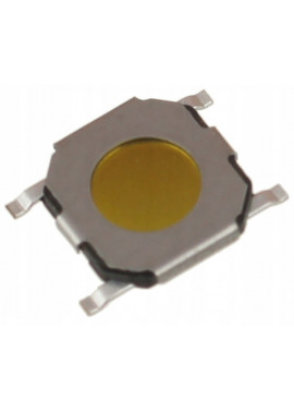 Mikroprzycisk P030 4x4x1 złoty