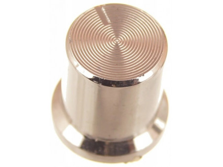 Pokrętło na potencjometr 15mm srebrne