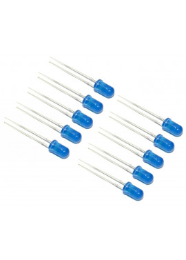 Dioda LED 5mm niebieska 10 szt.