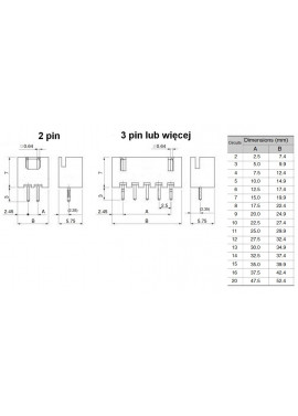 Złącze JST XH2.54 gniazdo 11 pin 10 szt.