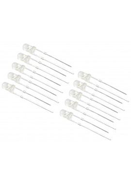 Dioda LED 3mm biała - 10 szt.