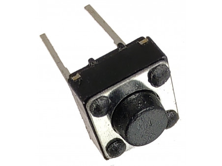 Mikroprzycisk THT P072 6x6x5 czarny