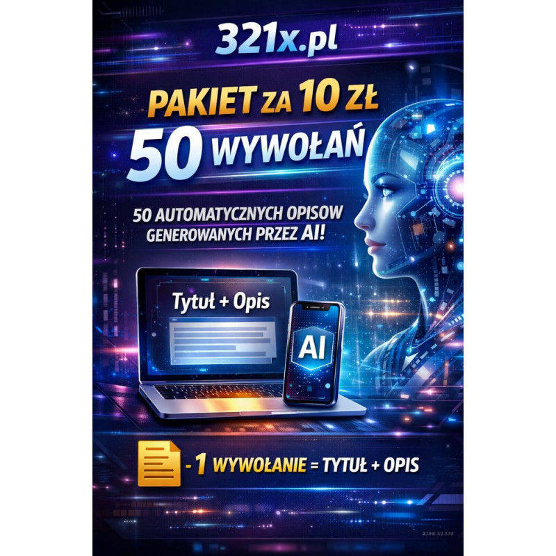 Pakiet AI – 50 wywołań (10 zł)