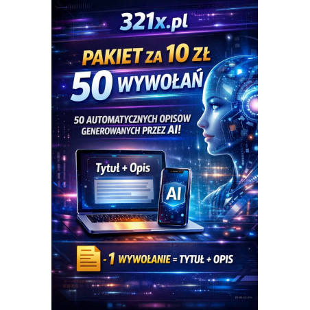 Pakiet AI – 50 wywołań (10 zł)