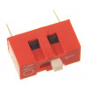DS-01 DIP SWITCH 1 pozycyjny czerwony 2 szt.