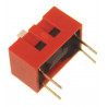 DS-02 DIP SWITCH 2 pozycyjny czerwony 2 szt.