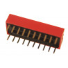 DS-10 DIP SWITCH 10 pozycyjny czerwony 1 szt.