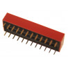 DS-12 DIP SWITCH 12 pozycyjny czerwony 1 szt.