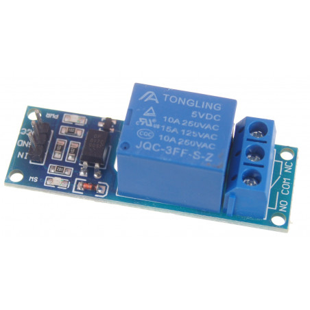 Moduł przekaźnik 1-kanał 5V z optoizolacją 10A
