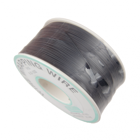 Drut przewód miedziany ocynowany 30AWG czarny 10m