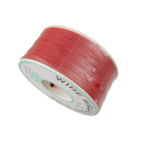 Drut przewód miedziany ocynowany 30AWG czerwony 10m