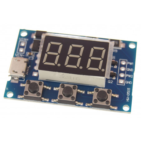 Generator PWM 2 kanały wyświetlacz