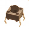 Mikroprzycisk THT P246 6x6x5mm czarny