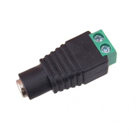 Adapter złącza zasilania 5.5 x 2.1 mm DC żeński