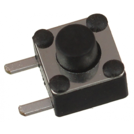 Mikroprzycisk THT P038 4.5x4.5x4.3mm czarny