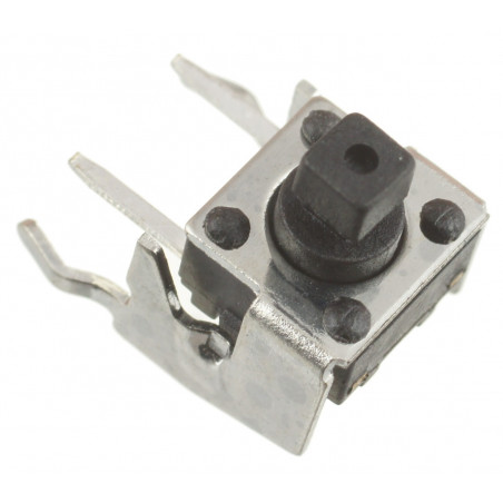 Mikroprzycisk THT P083 6x6x7.5 czarny