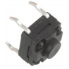 Mikroprzycisk THT P081 6x6x5 czarny