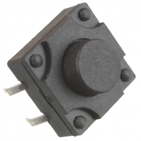Mikroprzycisk THT P094 12x12x8 czarny