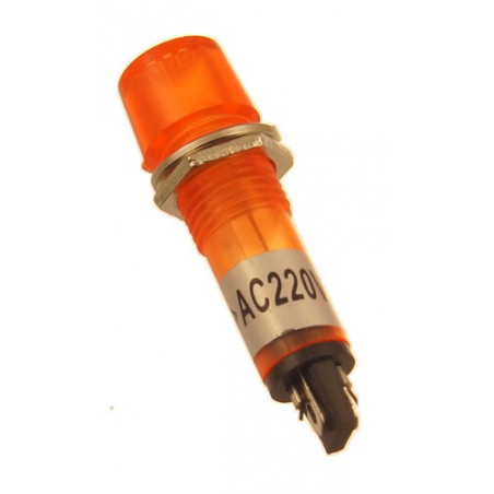 Kontrolka zasilania 10mm XD10-3 pomarańcz 220V